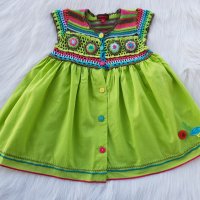 Детска рокля Catimini  размер 74-80см., снимка 10 - Бебешки рокли - 37468656