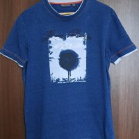 MEXX Дамска дънкова тениска-размер M/L, снимка 1 - Тениски - 43949688