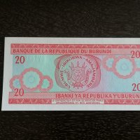 Банкнота - Бурунди - 20 франка UNC | 2007г., снимка 4 - Нумизматика и бонистика - 26231696