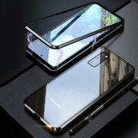 360 Стъклен магнитен кейс за Samsung Galaxy A71, Червен, снимка 9 - Калъфи, кейсове - 35523314