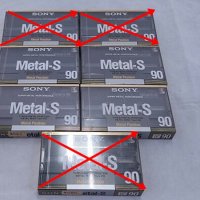 SONY Metal-S90A, снимка 1 - Аудио касети - 42647951