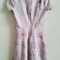 Розова рокля от лен, снимка 4 - Рокли - 37758640