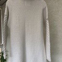 Модерен пуловер ,памук,млечен цвят, снимка 6 - Блузи с дълъг ръкав и пуловери - 26935095