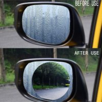 Фолио против изпотяване и дъжд Anti-fog Film за огледалото на автомобила - 2 броя в комплект, снимка 1 - Аксесоари и консумативи - 29817985