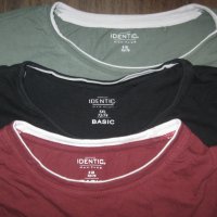 Тениски IDENTIC  мъжки 5-6ХЛ, снимка 1 - Тениски - 37321898