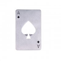 Отварачка за бири - карта за игра сребърна, снимка 4 - Други - 37173791