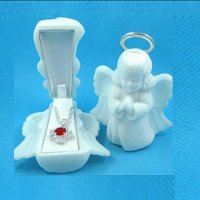 Ангел кутийка кутия за бижу колие пръстен обеци подарък рожден ден кръщене раждане и др, снимка 1 - Други - 22364641