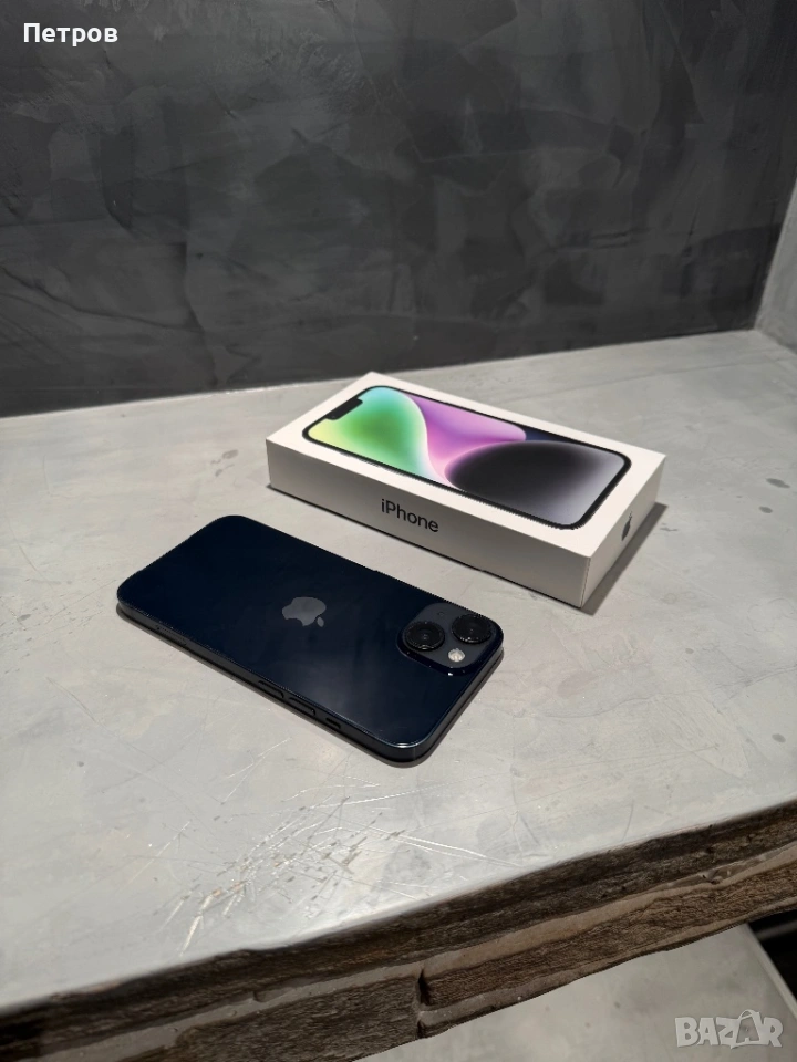 КАТО НОВ Iphone 14 Midnight 128 GB, снимка 1