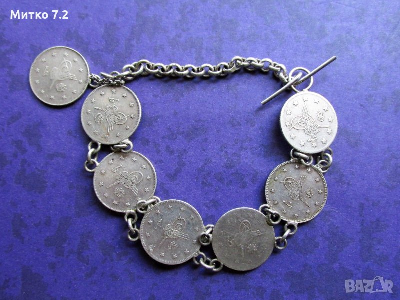 сребърна гривна - 22, снимка 1