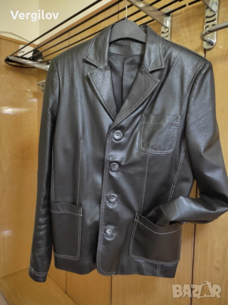 Кожено сако , снимка 1