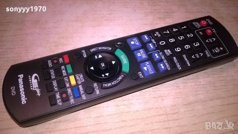 panasonic dvd/tv remote control-внос швеицария, снимка 1