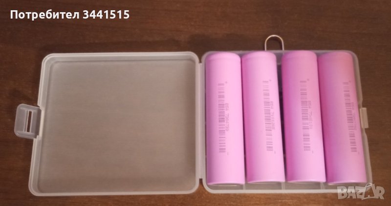 BAK N18650CNP 2500mAh 30A 18650 акумулаторна батерия 4 броя + кутия , снимка 1