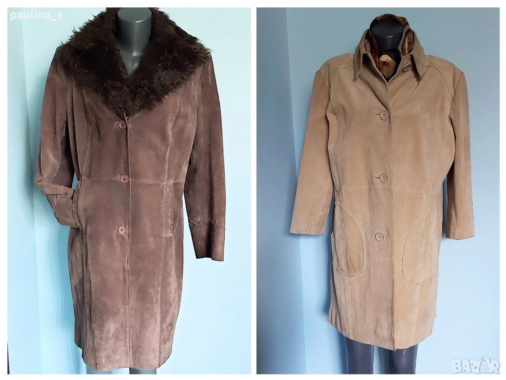 Винтидж / "Vroom & Dressman" и "PIANO WOMAN" / Дамско палто / манто от естествен велур , снимка 1