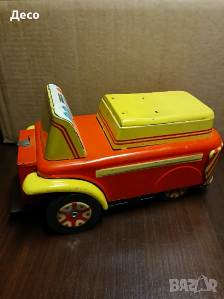 Стара ламаринена играчка мотокар за части., снимка 1