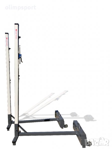 Стойки волейбол мобилни: – стоманена конструкция – прахово боядисана , снимка 1