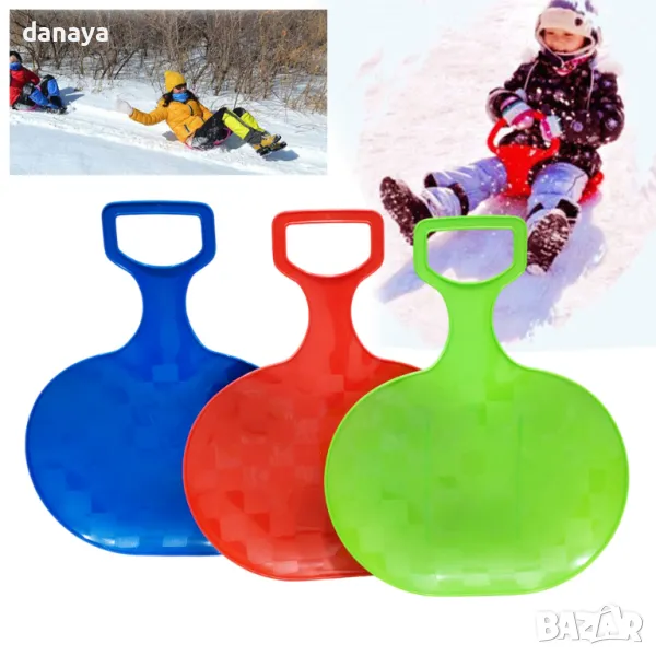 5603 Детска шейна тобоган седалка за пързаляне и спускане, снимка 1