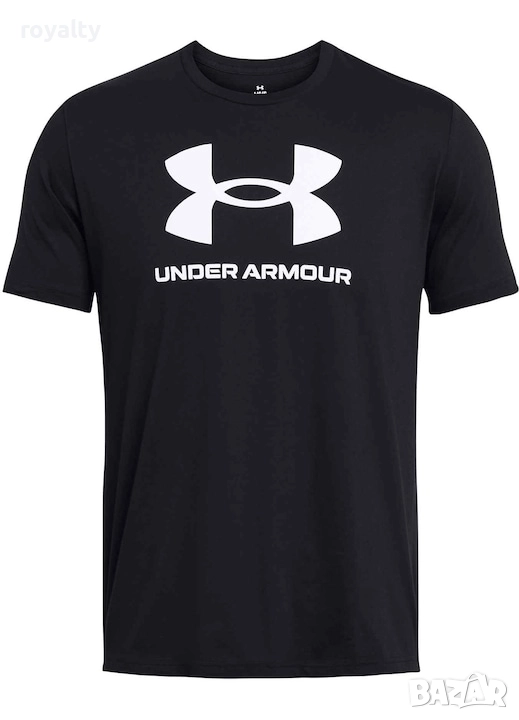 Under Armour Оригинална Фитнес Тениска, Черен, S, снимка 1