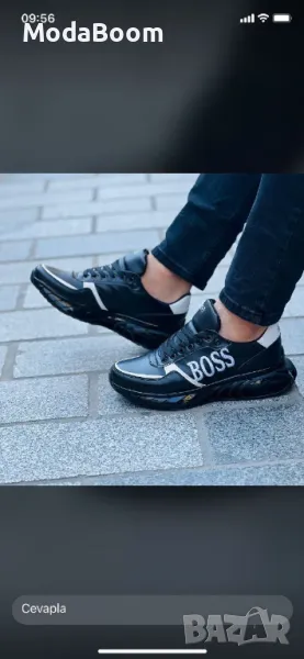 Boss мъжки маратонки Два цвята , снимка 1