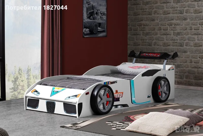 легло кола SPEEDY бяла, снимка 1