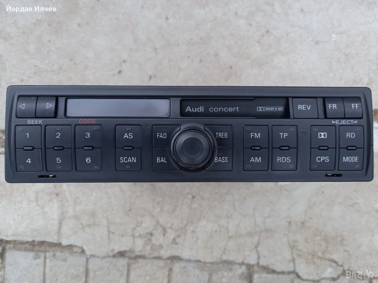 продавам авторадио касетофон audi concert /Blaupunkt/, снимка 1