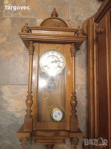 Невероятен стенен часовник масив дърво, снимка 1