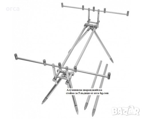 Род под OSAKO ALUMINA 4+2 LUX за шаран и амур – стабилна и здрава стойка, снимка 1