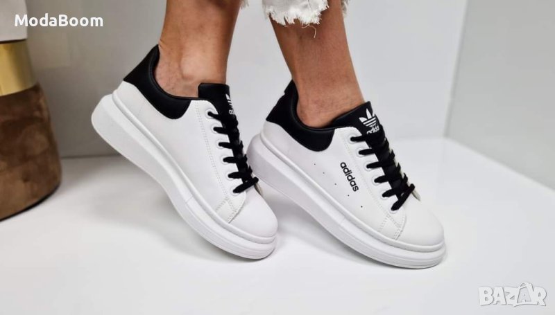 🖤🤍Adidas висококачествени бели дамски обувки🤍🖤, снимка 1