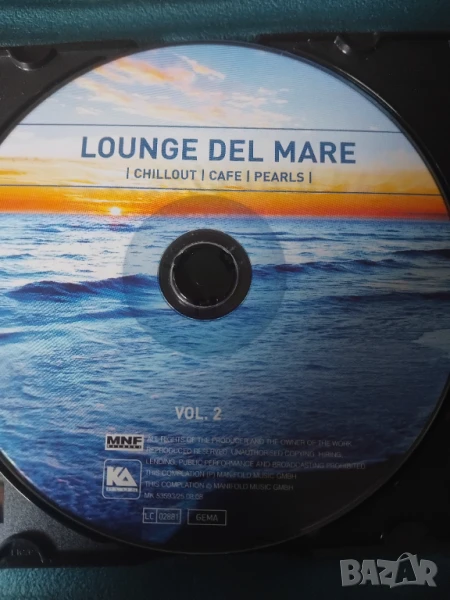 Lounge Del Mare - Chillout Cafe Pearls Vol 2 - оригинален диск музика, снимка 1
