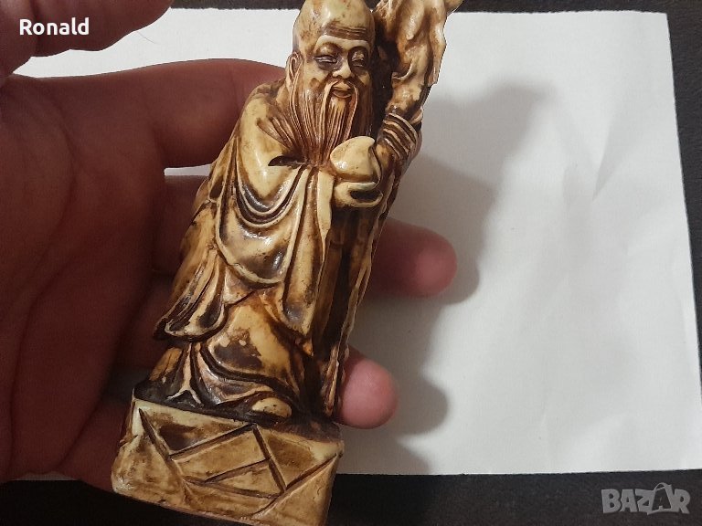 Фигура,Азиатски мъдрец,смола,Азия,

, снимка 1