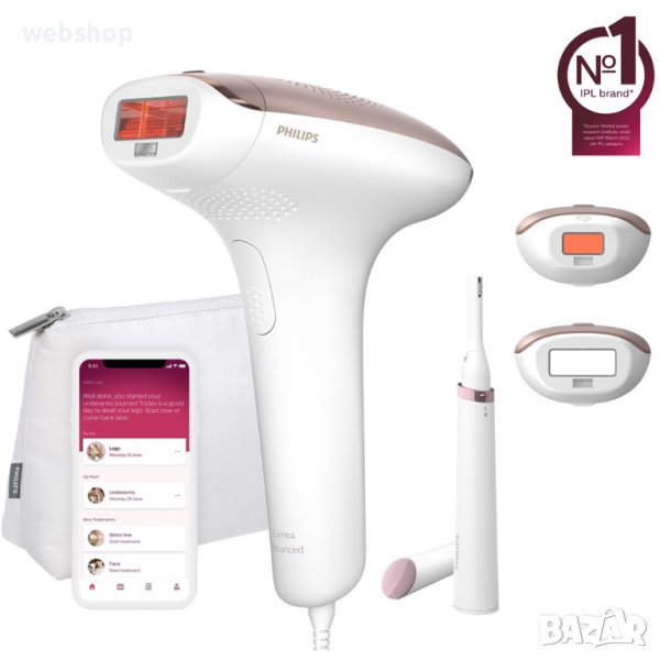 Philips Lumea Advanced Фотоепилатор, за дълготрайни резултати, IPL , ГАРАНЦИЯ:24 МЕСЕЦА , снимка 1