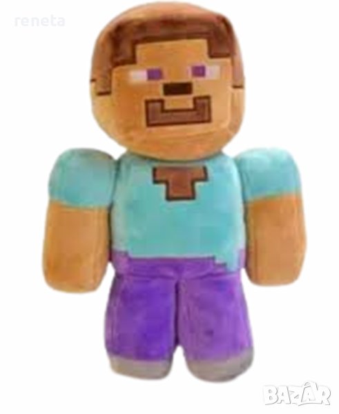 Играчка Minecraft, Стиви, Плюшена, Многоцветен, снимка 1
