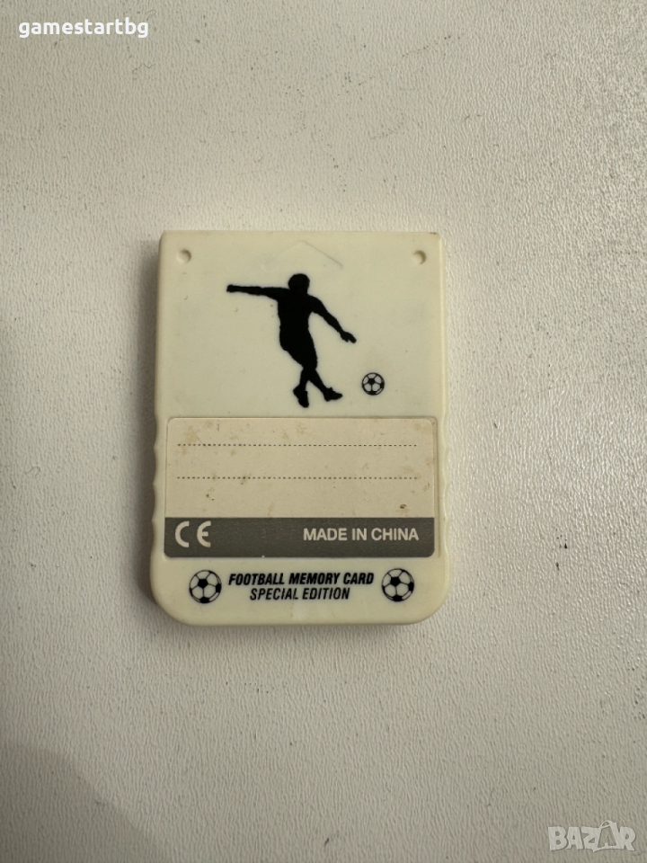 PS1 Football memory card special edition, снимка 1