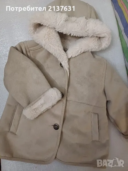 ДЕТСКО ПАЛТО  ZARA  - 18 - 24 месеца , снимка 1