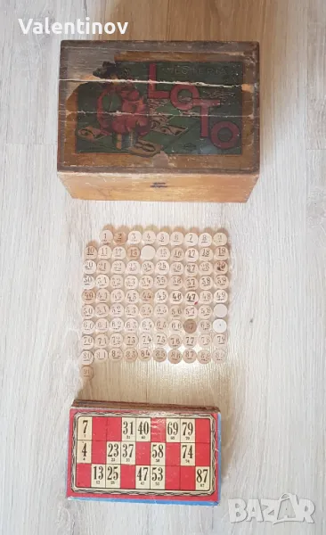 Старинна игра- ЛОТО, снимка 1