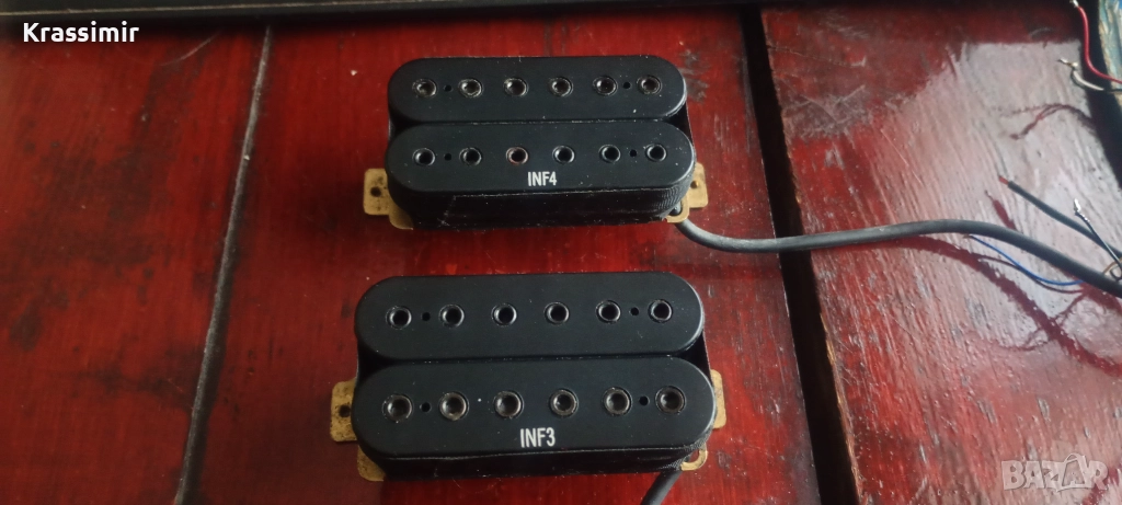 Ibanez Infinity Humbucker Pickup Set. Адаптери за китара., снимка 1