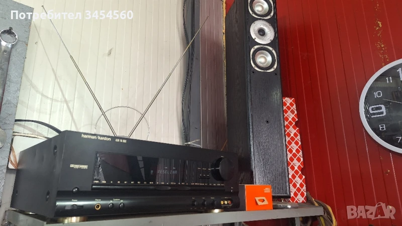 усилвател Harman kardon и тонколони ophelia front, снимка 1