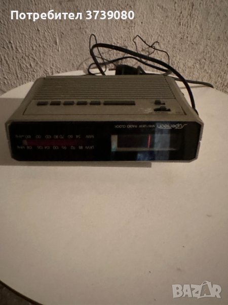 SUPERTECH ел радио-часовник, снимка 1