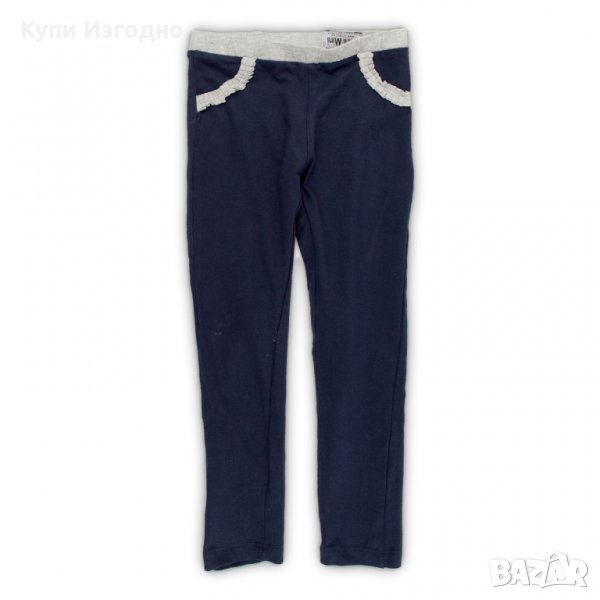 Памучно клинче за дете бебе момиче 2-3г 8-9г тъмно син клин, снимка 1