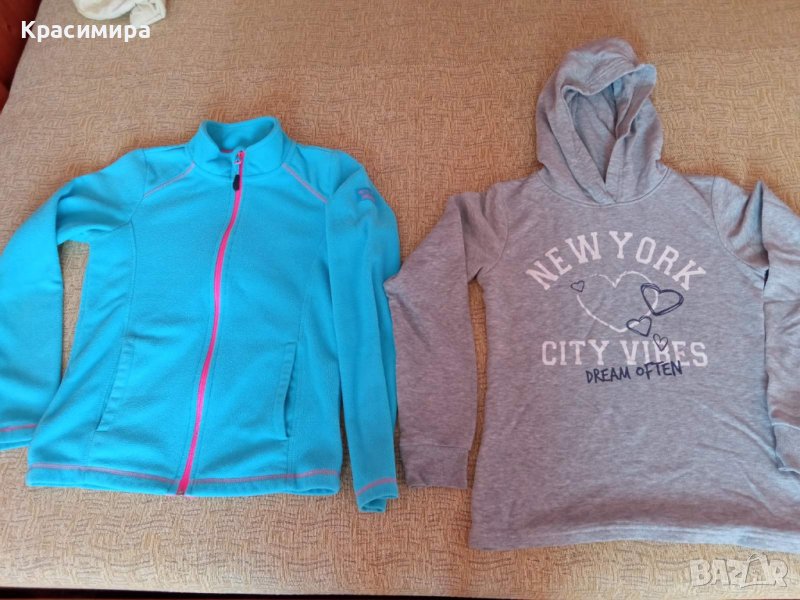 Два броя суичери 146/152 см., снимка 1