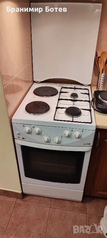 Печка на ток и газ Gorenje ширина 50см, снимка 1