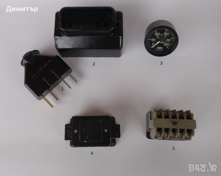 Лот-щепсел, манометър, реле..., снимка 1