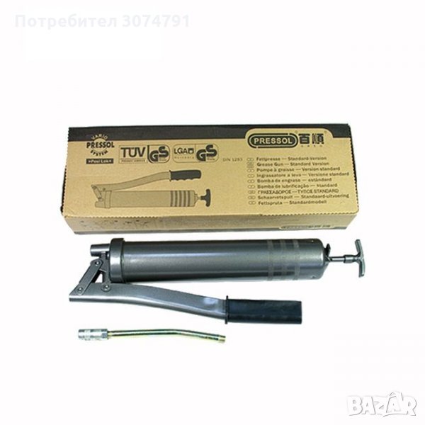 Такаламит Преса за Грес Гресьорка PRESSOL Пистолет за Грес 400ml, снимка 1