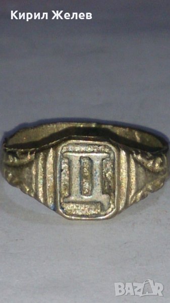 Старинен пръстен над стогодишен сачан - 67071, снимка 1