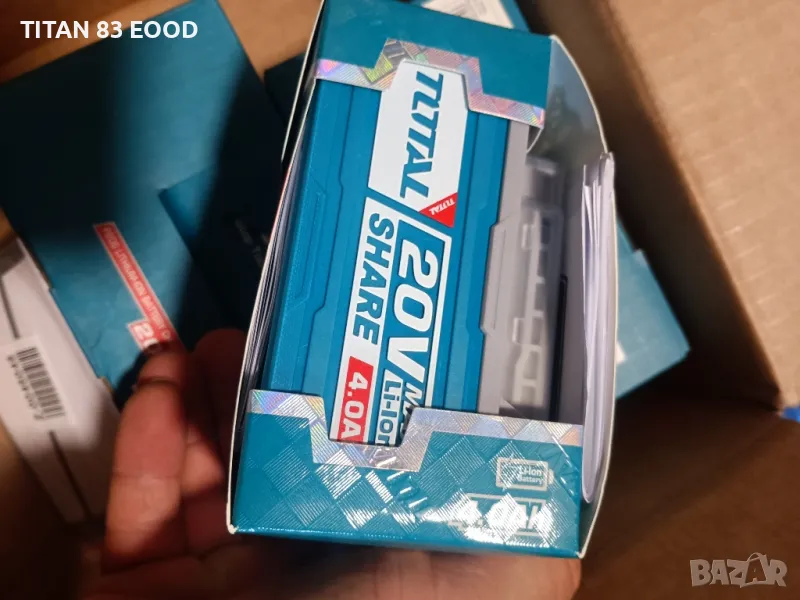 Акумулаторна батерия TOTAL Industrial, Li-Ion, 20 V, 4.0 Ah, снимка 1