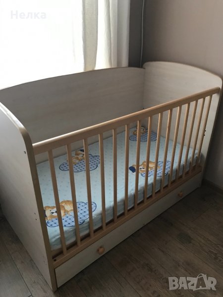 Дървена кошара с матрак!, снимка 1