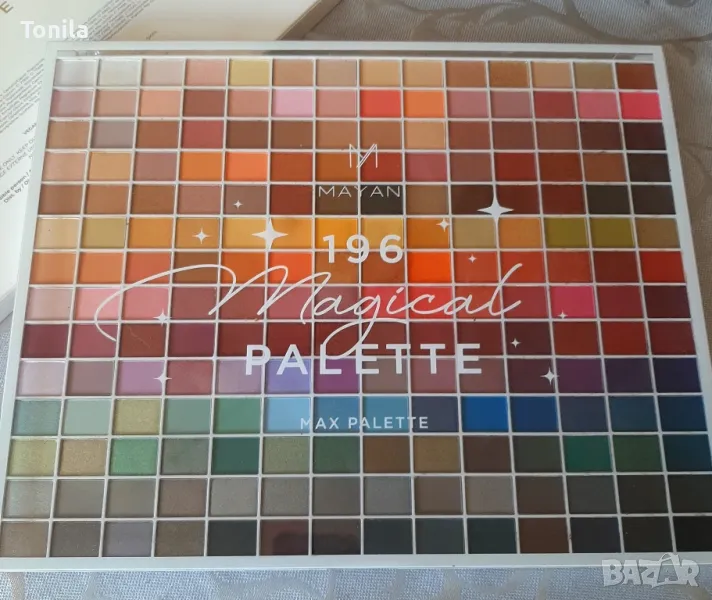 Mayani нова палитра , 196 цвята сенки за очи, снимка 1