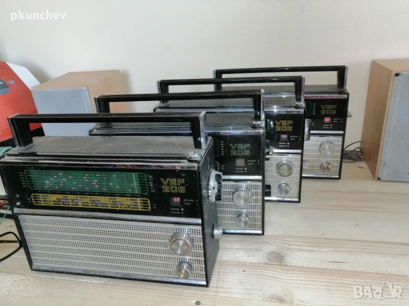 Ретро радиоапарати VEF206, VEF201, VEF12, снимка 1