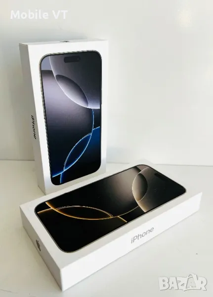 НОВ! iPhone 16 Pro Max 512GB Black / Natural Titanium ГАРАНЦИЯ!, снимка 1