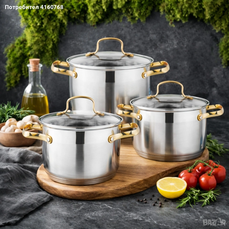 комплект тенджери за готвене, снимка 1