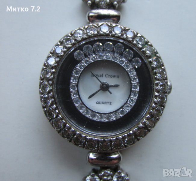 Дамски сребърен часовник royal crown, снимка 1